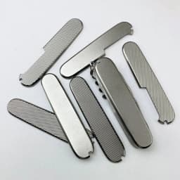 91mm Titanium Alloy Swiss Knife Chip, Modified TC4 Handle Patch for DIY Knife Handle Material Making