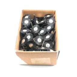 144pcs 22mm Abrasive Brushes 2.35mm Shank Jewelry Polishing Wheel for Dremel Power Tool Accessories
