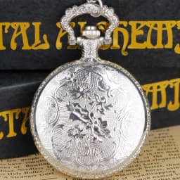 Exquisite Compass Design Vintage Hollow Skeleton Pocket Watch Black Starry Round Dial Antique Pendant Clock Retro Gifts Unisex