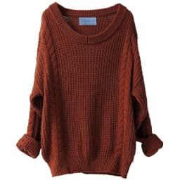 Clearance Wool Women Knitted Sweater Winter Bat Long Sleeve Pullover Autumn Female O-Neck Solid Jumper Loose Casual Top Clothing