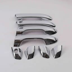 For Kia Sportage 4 QL KX5 2016 2017 2018 2019 2020 Carbon Fiber Chrome Car Door Handle Cover Trim Sticker Styling Accessories