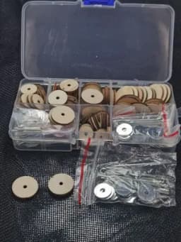 DIY 15-20-45mm Plastic Doll Wooden Joints Accessories for Teddy Bear Toy Doll Making Joint Doll DIY Material Scrapbooking Craft