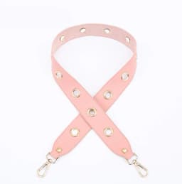 PU Leather Rivet Bag Strap Women Shoulder Crossbody Bag Belt Solid Wide Strap Bag Part Accessories Female Messenger Bag Strap