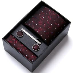Top Quality 7.5 cm Business Ties Hanky Cufflink Set Tie Clips Green Necktie Corbatas For Men Wedding In Gift Box Slim Gravatas