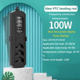 NEW SUNSUN PTC High-Power Fish Tank Explosion-Proof Heating Rod Heating Rod Aquarium Heater Automatic Constant Temperature
