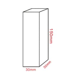 Acrylic Plexiglass Square Stamping Transparent Block Cosmetics Display Stand Photography Props Dolls Perfume Ring Jewelry Holder