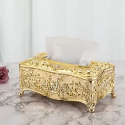 Creative bedroom office desk tissue box European luxury paper box universal paper box family KTV hotel car storage paper towel