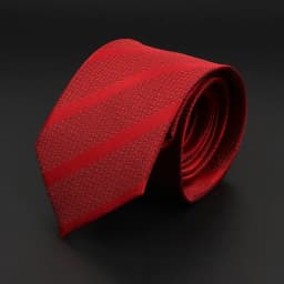 New Men's Tie Classic Red Blue Black Solid Color Stripe 7cm Jacquard Necktie Daily Wear Business Formal Wedding Tie Gift For Men