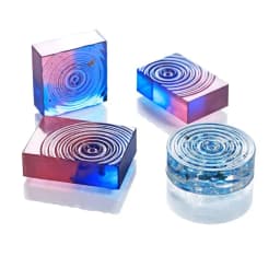 4Pcs DIY Water Ripple Clear Silicone Molds DIY Resin Water Wave Necklace Pendant Casting Molds Kit Jewelry Making Tools