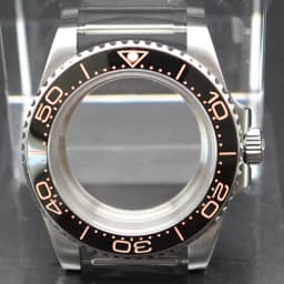 40mm Cases Men's Watch Ceramic Bezel Sapphire Glass Fit NH35 NH36 ETA 2824 Miyota 8215 Movement 28.5mm Dial Submariner Parts