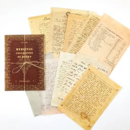 10pcs/pack Large Size Medieval Vintage material Paper Dairy DIY Scrapbooking Album Decoration Paper Office Supplies