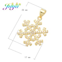 Juya DIY Jewelry Components Cz Paved Glitters Locket Heart Key Charm Pendant Accessories For Women Fashion Jewelry Making