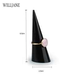 Solid Jewelry Ring Display Stand Solid Finger Shape Ring Photography Presentation Holder Exhibition Storage Rack Wood Acrylic