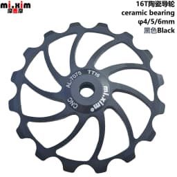 2021 New Bicycle Ceramics Rear Derailleur 14T 15T 16T 17T 18T Jockey Wheel Road MTB Guide Bike Ceramics Bearing Bicycle Parts