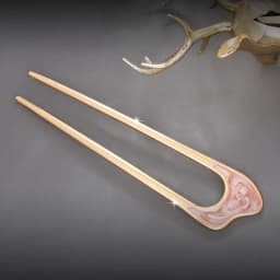 Trendy Metal U Shape Hair Stick Ponytail Holder Hair Accessories For Women Silver Gold Color Simple Shell Korean Forks Hairpin