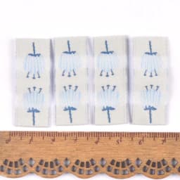 50Pcs Maple/Mushroom Embroidery Washable Labels Sewing Accessories Care Bags Clothing Tags For Garment Handmade Crafts c3159