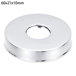 1Pcs Stainless Steel Water Pipe Wall Covers Self-Adhesive Shower Faucet Decorative Cover Chrome Finish Bathroom Accessories