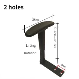 Office Chair Armrests Adjustable Computer Office Swivel Chair Armrest Footrest Set Plastic Armrests Pad Office Chair Accessories