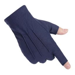 Men's Summer Ice Silk Half Finger Thin Outdoor Cycling Nonslip Breathable Fitness Gloves For Sports Sunscreen Driving Gloves L21