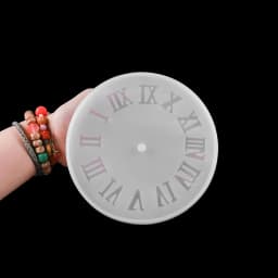 5Style Classic Clock Silicone Molds Arabic Numeral Clock UV Epoxy Resin Mold for DIY Handmade Carfts Home Decoration Accessories