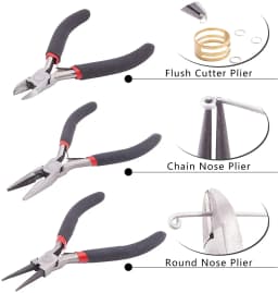 32 Types Mini Pliers Diagonal Pliers Long Needle Nose Cutter Handcraft Beading Insulated Plier For DIY Small Jewelry Pliers Tool