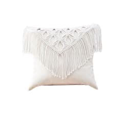 Cushion Covers 100% Cotton Linen Macrame Hand-woven Thread Pillow Covers Geometry Bohemia Style Pillowcase Home Decor 45x45cm