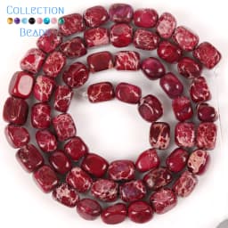 5x5x7mm Natural Stone Sea Sediment Jaspers Flat Irregular Turquoises Loose Beads For Jewelry Making DIY Bracelet Accessories