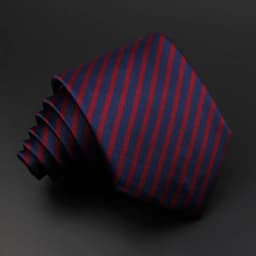 8cm New Fashion Stripe Men's Tie Classic Polyester Bright Necktie Business Meeting Formal Necktie Accessories Daily Wear Cravat