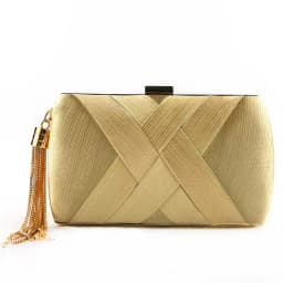 New Wallet Stylish Multi-Color Dinner Bag Evening Luxury Women Bridal Party Prom Golden Tassel Wedding Clutch Purse Silk Handbag