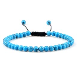 4mm Stone Beads Adjustable Bracelet For Men Natural Tiger Eye Lava Chalcedony Onyx Woven Bracelets Women Yoga Jewelry Pulseras
