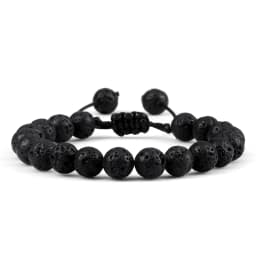 Men Energy Beads Bracelet Adjustable Natural Stone Agates Onyx Charm Bracelets Chakra Healing Women Yoga String Bangles Jewelry