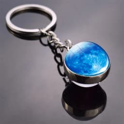 Helix Nebula Planet Keychain The Andromeda Galaxy Art Picture Glass Ball Pendent Keychain Star Keyring Astronomy Gift
