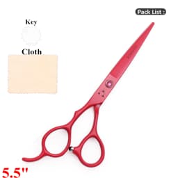 5.5 6.0 Hair Scissors For Left Hand Japan 440C Professional Hairdressing Barbers Cutting Set Thinning Shears Hairdresser B8001