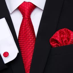 Hot Sale 7.5 cm Tie Pocket Squares Cufflink Set Necktie Pink Purple Hombre Printed Formal Clothing Accessories Fit Party
