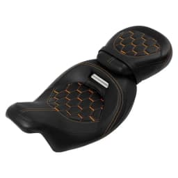Motorcycle Two-Up Low Profile Seat For Harley Touring Street Glide Electra Glide Road King Classic Special CVO 2009-2022 2018