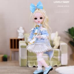 DBS DREAM FAIRY Doll 1/6 BJD Name by Magic Angel Mechanical Joint Body With Makeup Including Scalp Eyes Clothes Girls SD