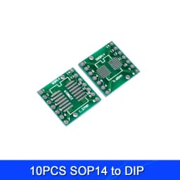 10pcs PCB Board Kit SMD Turn To DIP Adapter Converter Plate SOP MSOP SSOP TSSOP SOT23 8 10 14 16 20 28 SMT To DIP