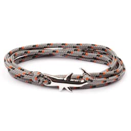 MKENDN Navy style Adjustable Multilayer Rope Shark Anchor Bracelet Men Women 550 Paracord Camping Jewelry Wrap Metal Hooks