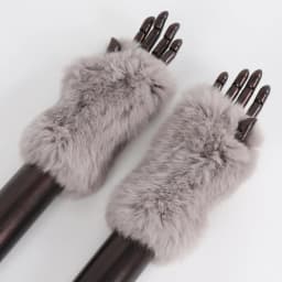 New Women 100% Real Genuine Knitted Rex Rabbit Fur Mittens Winter Warm Lady Real Fur Fingerless Gloves Handmade Knit Fur Mitten