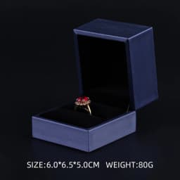 New Satin cloth jewelry box Gold PU Leather Ring Box Bracelet Necklace Box Pendant Gift Box For Jewelry Wedding Gift Box
