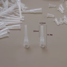 100pcs Luer Lock Syringe Tips Liquid Dispenser Needles Gauge Round Plug Cap