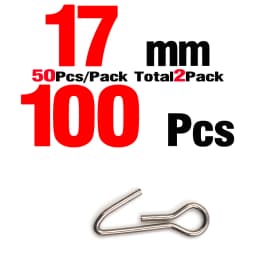 MNFT 100Pcs 304 Stainless Steel Soft Bait Hook Needle Fishing Sinker Weight Loops Head Lead Accessories Centering Pins