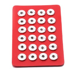 2022 New High Quality Snap Jewelry Display Board Fit 18mm Snap Buttons Jewelry Black Flannel PVC Snap Display Holder