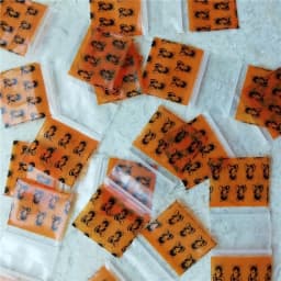 1" x 1" 5Mil Colored Pink Baggies 100pcs Mini Zip lock bags 1010 Clear Plastic Bags Y028