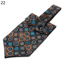Men Vintage Polka Dot Wedding Formal Cravat Ascot Self British Style Gentleman Polyester Silk Paisley Neck Tie Suit Wedding