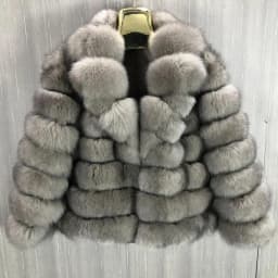 Women's Real Fox Fur Coat Detachable Transform Jacket Removable Vest Thick Warm Solid Fur Luxury Fashion