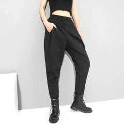 Black High Waist Harem Pants Women New Plus Size Loose Casual All Match Vintage Trousers 2026 Spring Autumn Fashion Streetwear