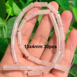 Natural Rose Quartz Beads Matte Pink Crystal Heart Faceted Round Loose Stone Beads for Jewelry Making DIY Handmade Bracelet