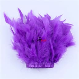 Fluffy Marabou Turkey Feathers Trims DIY Needlework Plumes On Ribbon Wedding Dress Accessories Decorative Feathers For Crafts