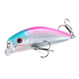 1PCS Laser Hard Crankbait Slow Sinking Fishing Lures 7cm 8.2g Pesca Japan Artificial Plastic Bait Wobbler Pike Fishing Tackle